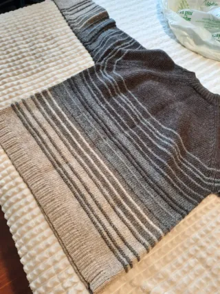 Jersey Lacoste Vintage Oversize Beige/Gris