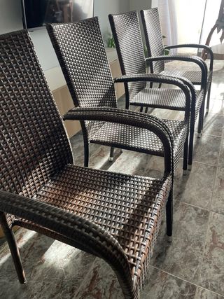 Set 4 Sillas Exterior