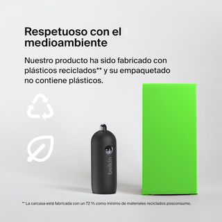 Belkin BoostCharge 30-W-Kfz-Schnellladegerät, Ziga