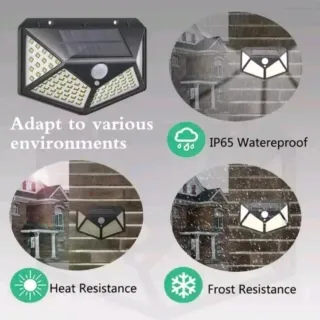 6X Faretti da Esterno Faretto Luci 100 led Solari