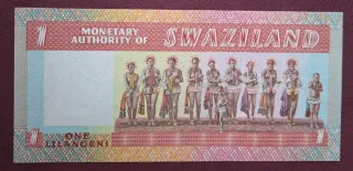 Billete 1 Lilangeni Swazilandia