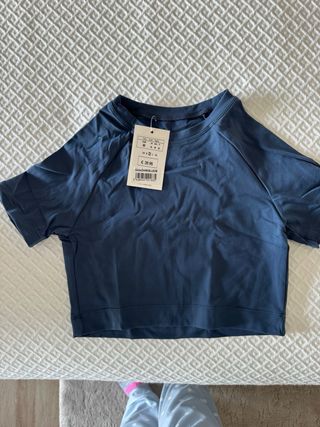 Top Yoga MyLiby Azul Talla Única