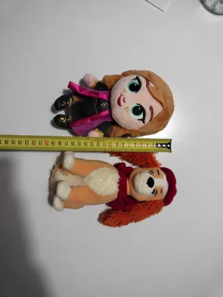 Peluche Ana Frozen y Perra Dama y Vagabundo