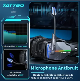 Auriculares Gaming TATTGO con Micrófono