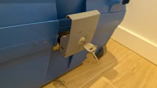 Maleta grande azul 100L