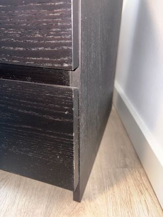 Mesita Noche IKEA MALM Oscuras