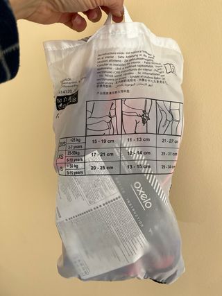 Protectores niña XS patines patineta oxelo rosa