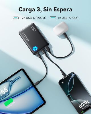INIU Power Bank, 22,5W PD3.0 El Más Ligero 10000mA
