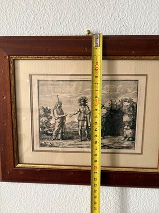 Quadro incisione XVIII secolo