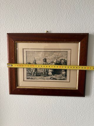 Quadro incisione XVIII secolo