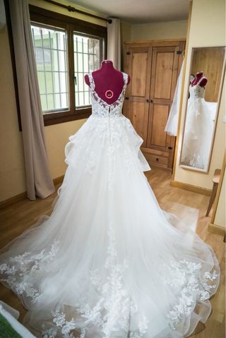 Vestido de Novia Corte Princesa Rosa Clará