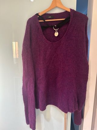 Jersey Diesel Lana Alpaca Morado