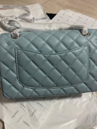 Borsa Chanel Blu e Argento