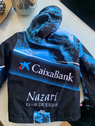 Abrigo Club Esqui Nazarí Negro y Azul para niñ@