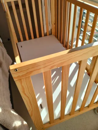 Cuna colecho con colchón