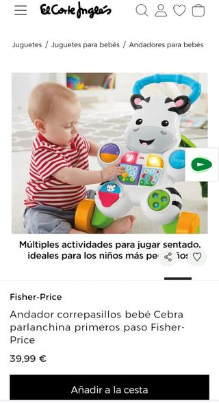 Andador Fisher price