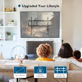 BONTEC Soporte TV Pared para Televisores de 17-86