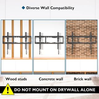 BONTEC Soporte TV Pared para Televisores de 17-86