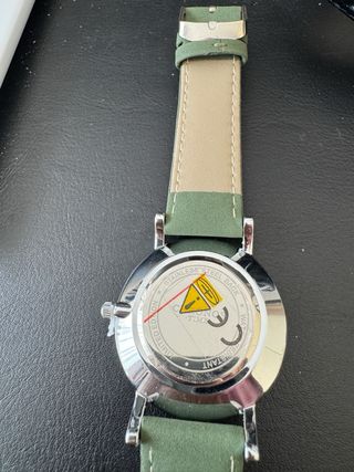 Reloj Chronos Verde y Plateado