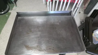 Plancha Gas Acero Inox 60x40cm.