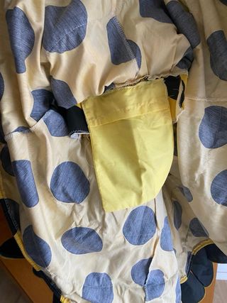 Vestido de flamenca amarillo y negro