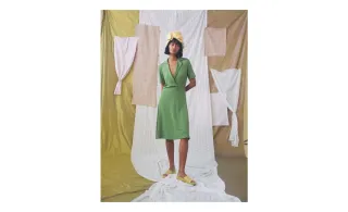 Vestido Nice Things verde talla S