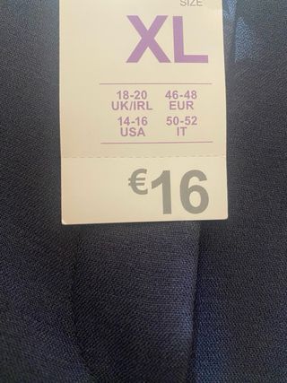 Pantalón pierna ancha elegante azul nuevo