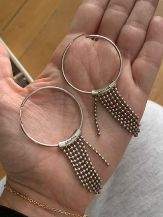 Pendientes Aro Plata Agatha