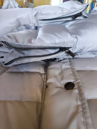 Chaqueta Pepe Jeans Plumas Beige Mujer