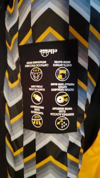 Giacca Sci Uomo Ellesse Blu/Giallo