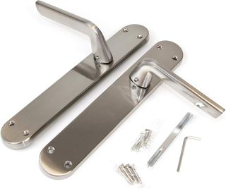 Emuca - Manetas para puertas de interior, juego de