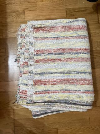 Preciosa jarapa tejida multicolor