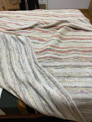 Preciosa jarapa tejida multicolor