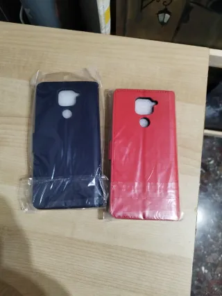 Funda Móvil Redmi Note 9 Azul y Roja