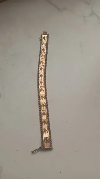 Pulsera chapado oro