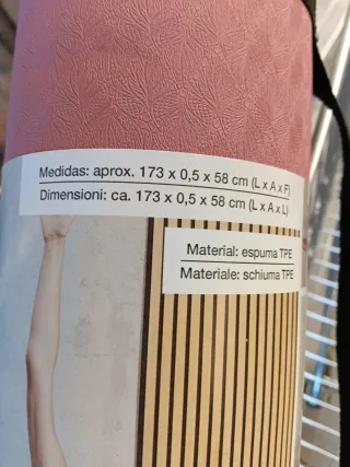 Esterilla de yoga Crivit rosa