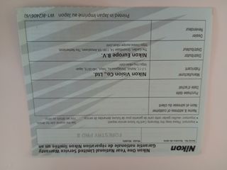 Telémetro Láser Nikon Forestry Pro II sin estrenar