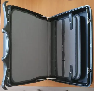 Maletín Rígido Samsonite Negro/Gris