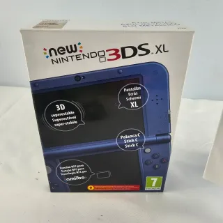 Nintendo 3DS XL Blu metallico + Custodia