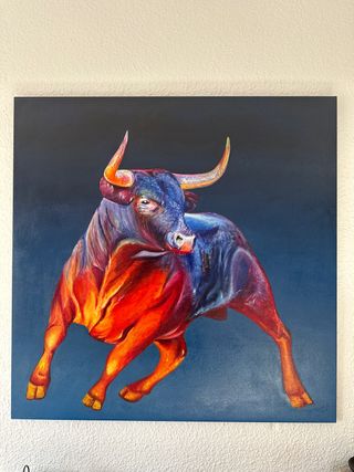 Cuadro Original Toro Español