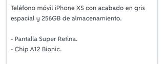 iPhone XS 256GB negro , sin ralladuras ni golpes