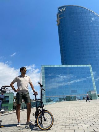 Bicicleta Plegable Brompton C-Line 6V + accesorios