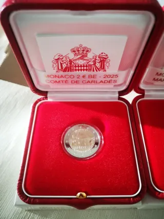 Lote 4 monedas 2 euros conmemorativos Yeray