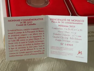 Lote 4 monedas 2 euros conmemorativos Yeray