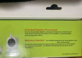 Vigilabebés Digital Inalámbrico Babyfon BW 350 D