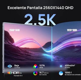 Monitor Portátil Arzopa 16.1 180Hz 2.5K