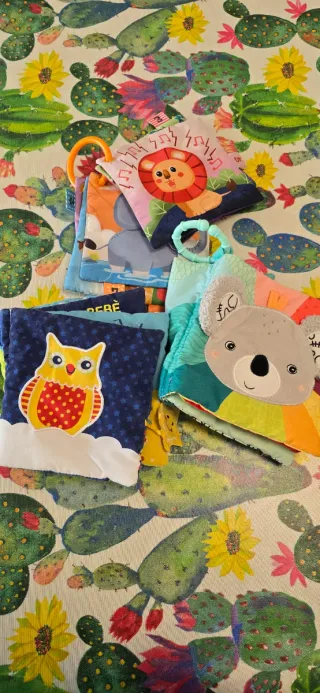 3 Libri Morbidi per Neonato