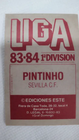 Cromos Fútbol Temporada 83/84