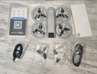 DJI Mini Drone con hélices verde con dos baterias