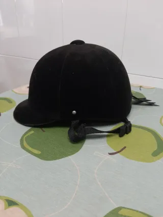 Casco Hípica Infantil Negro talla 56